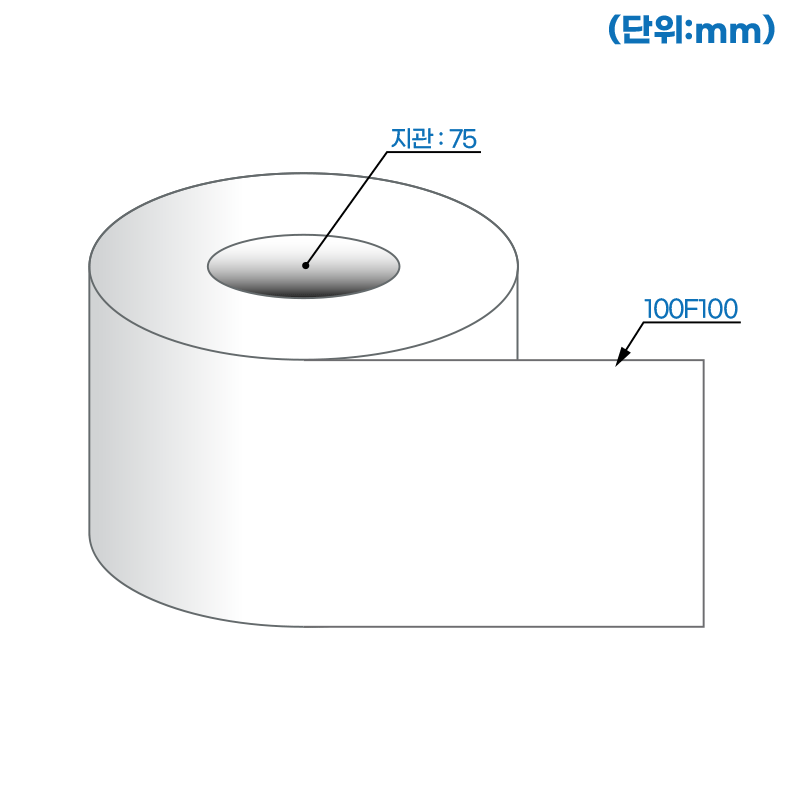 더롤태그 TRL100F100TK (75지관)