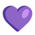 보라색 하트